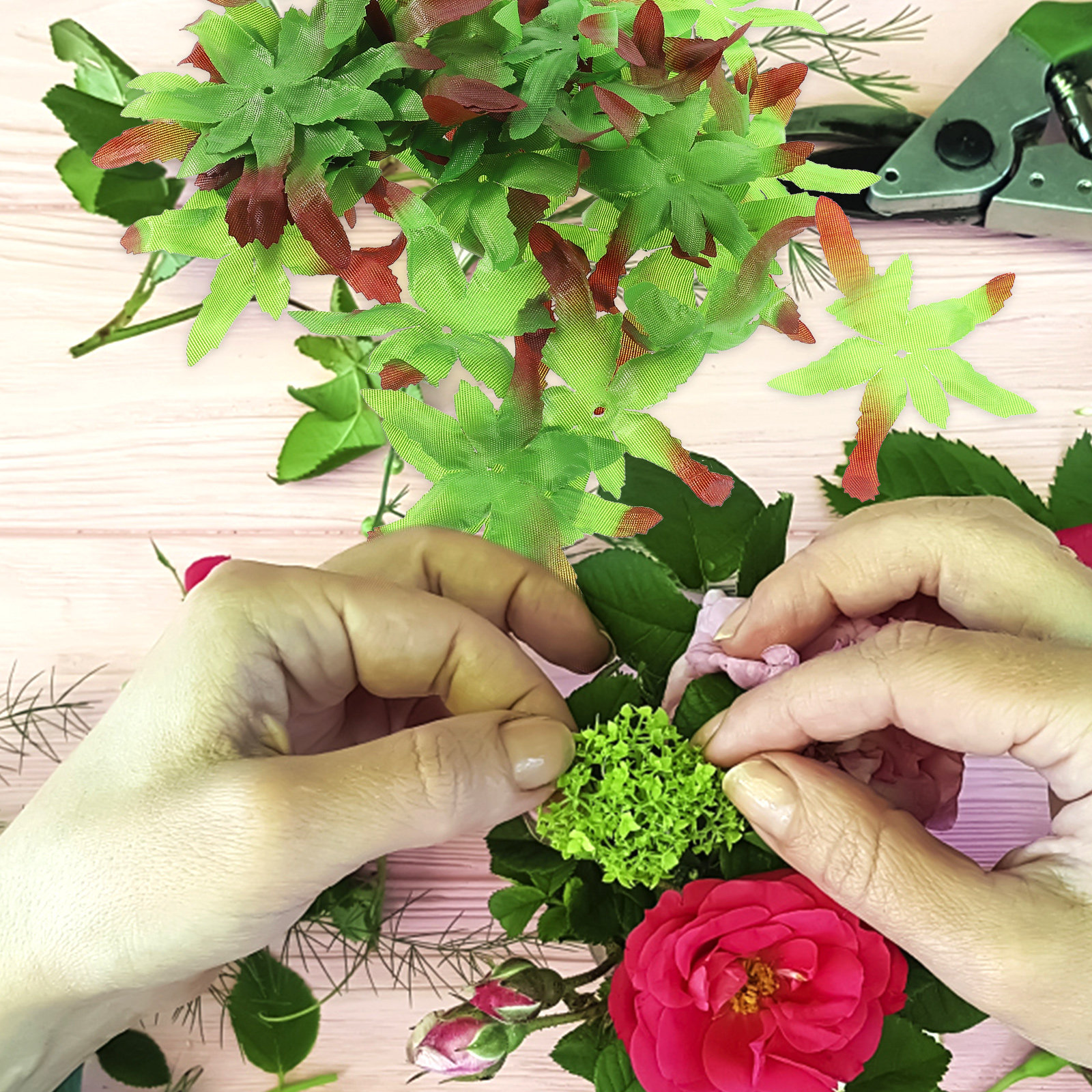 Soap Making Diy - 100Pcs Fabric Sepals Artificial Flower Calyxes