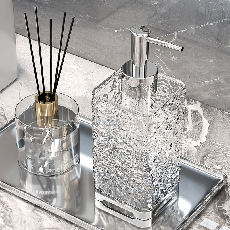 Soap Making Jug - Acrylic Soap Dispenser Bottles Refillable Press