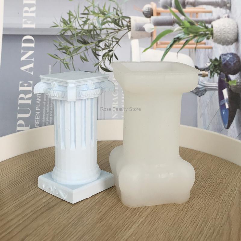 Soap Making At Home - 3D Roman Column Candle Silicone Mold