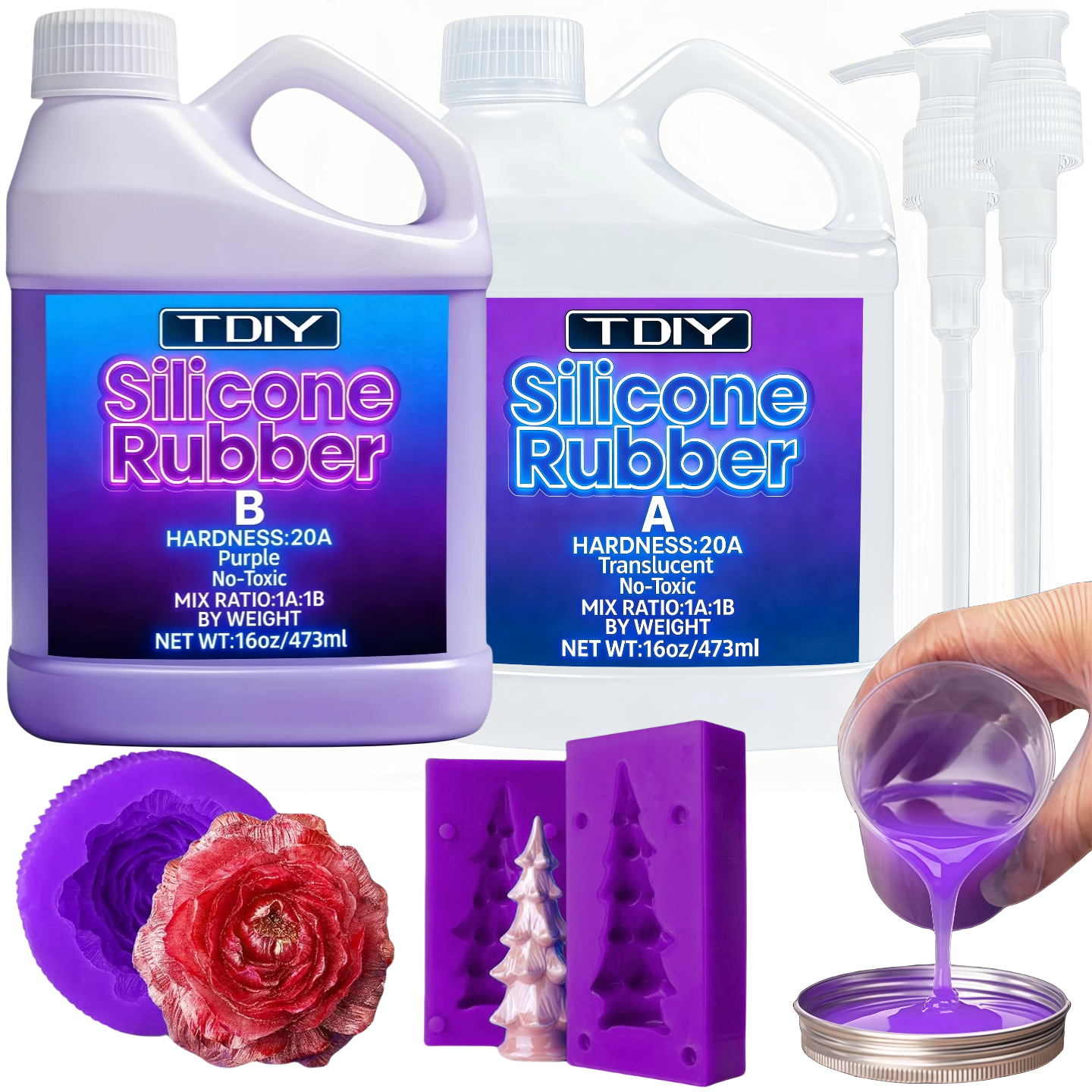 Soap Making Diy - Liquid Silicone Rubber Kit - High-Performance,