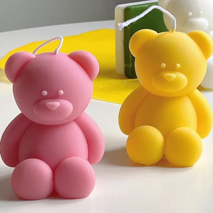3D Cute Cartoon Bear Silicone  - Soap Making Things recension och pris