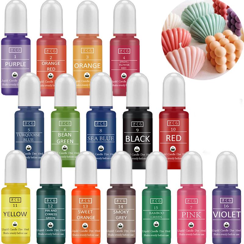 10ml/Bottle Candle Wax Pigment - Soap Making At Home recension och pris