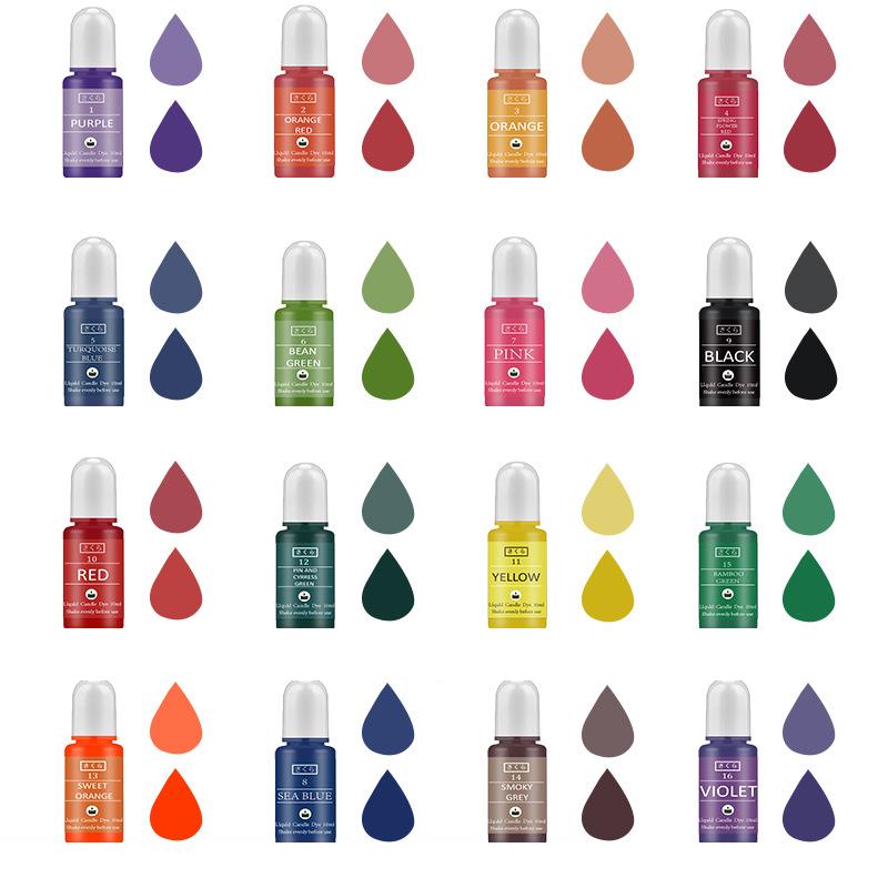 10ml/Bottle Candle Wax Pigment - Soap Making At Home recension och pris