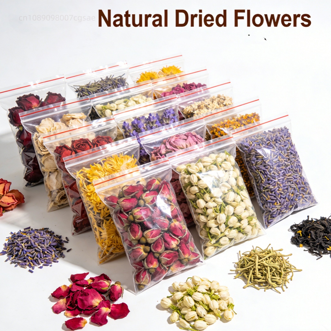 30 Bags Natural Dried Flowers  - Soap Making Kit Organic recension och pris