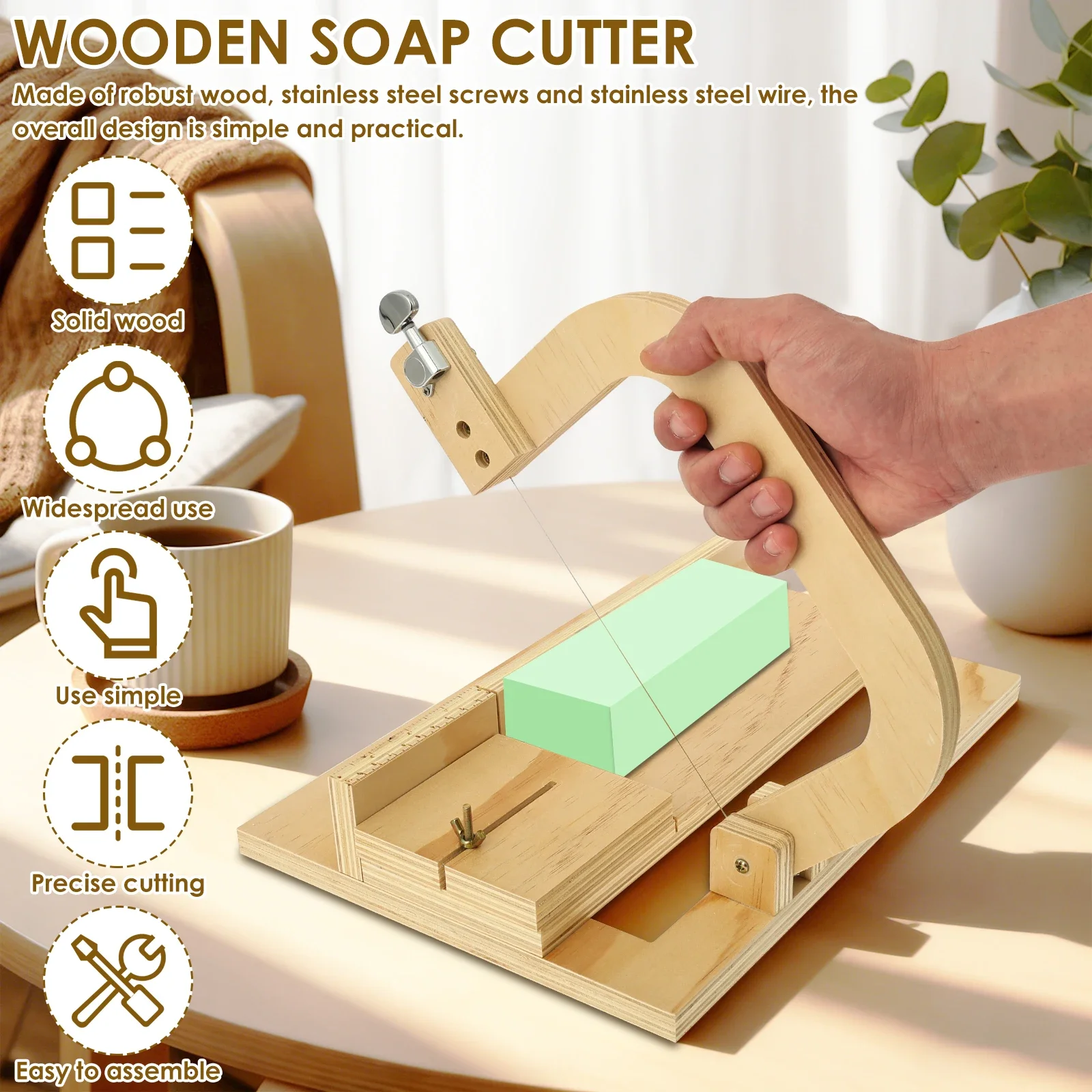 Wooden Soap Cutter Professiona - Soap Cutter Wire recension och pris
