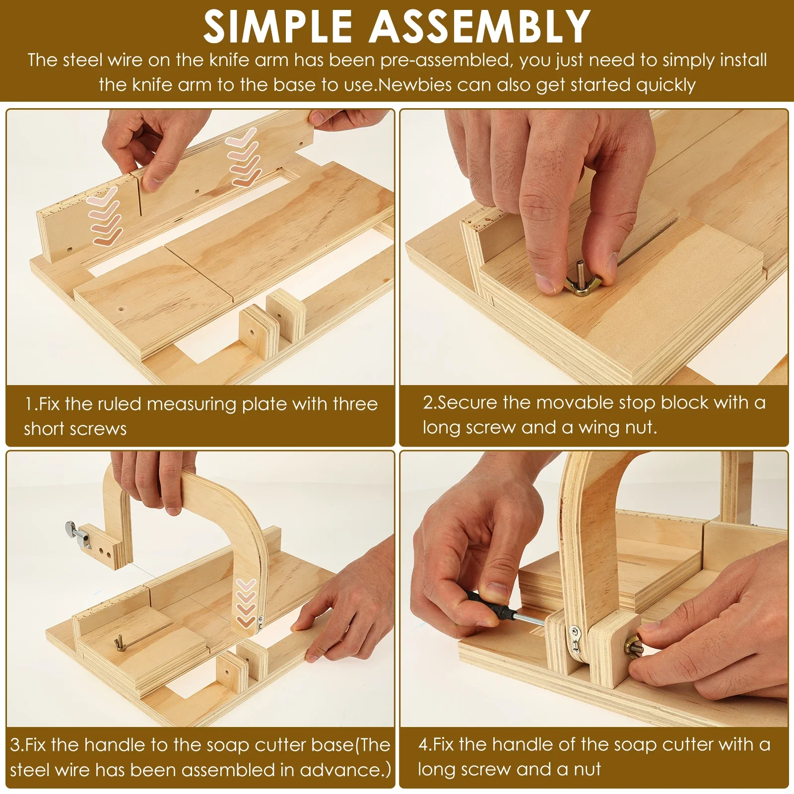 Wooden Soap Cutter Professiona - Soap Cutter Wire recension och pris