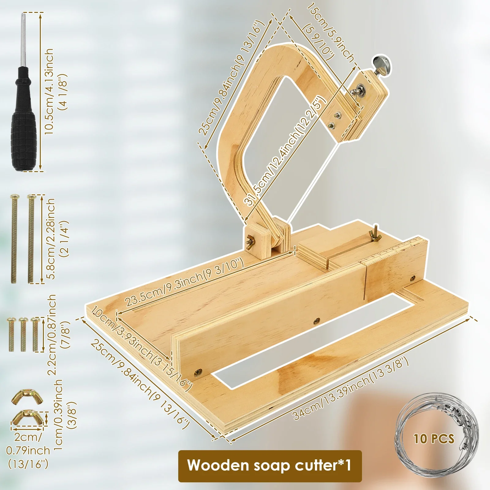 Wooden Soap Cutter Professiona - Soap Cutter Wire recension och pris
