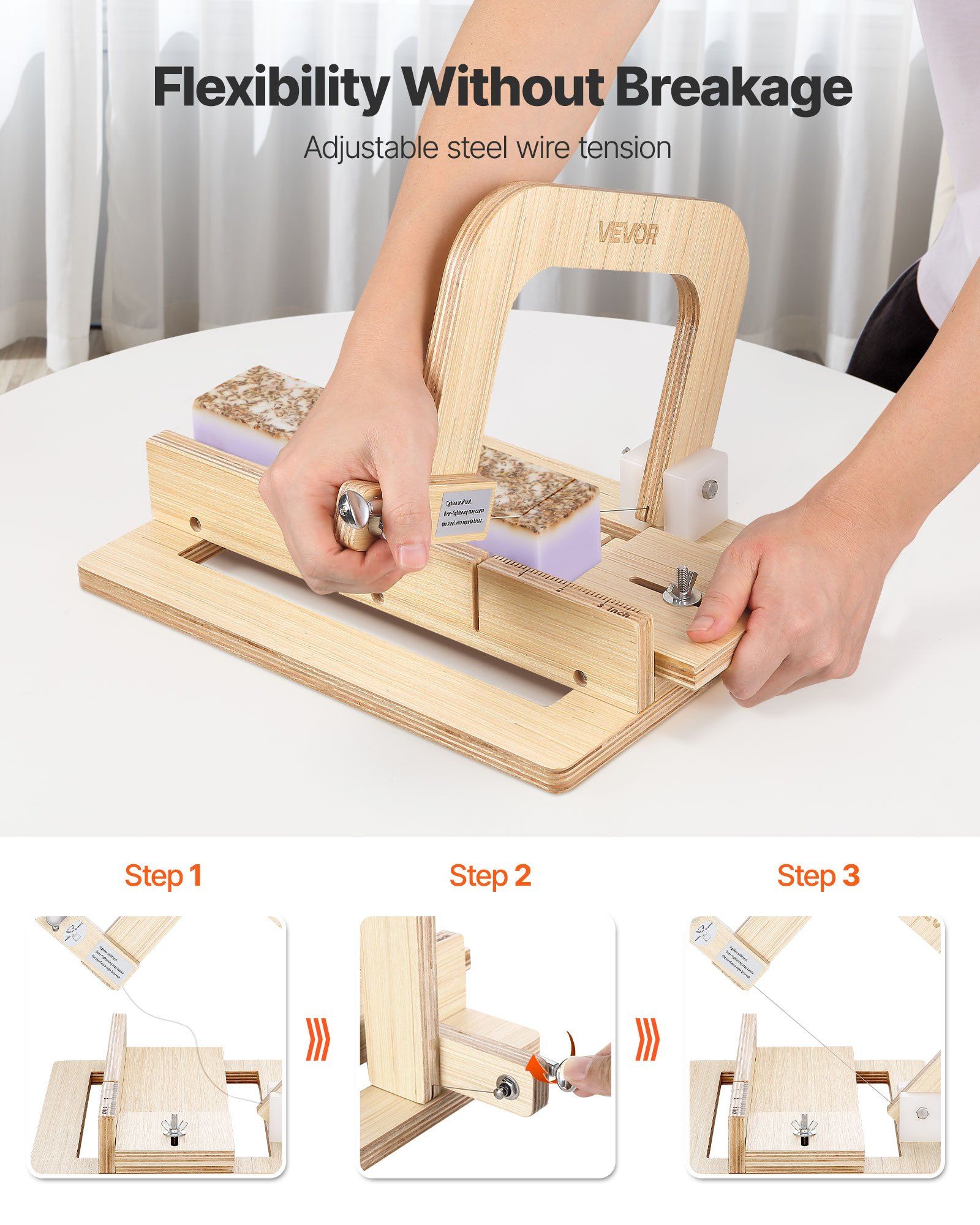 Soap Cutter, 0-2 inch Adjustab - Soap Cutter Wire recension och pris