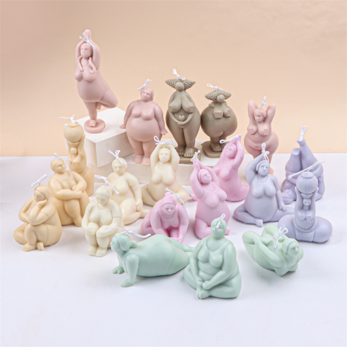 3D Lady Body Candle Mold Yoga  - Soap Making At Home recension och pris