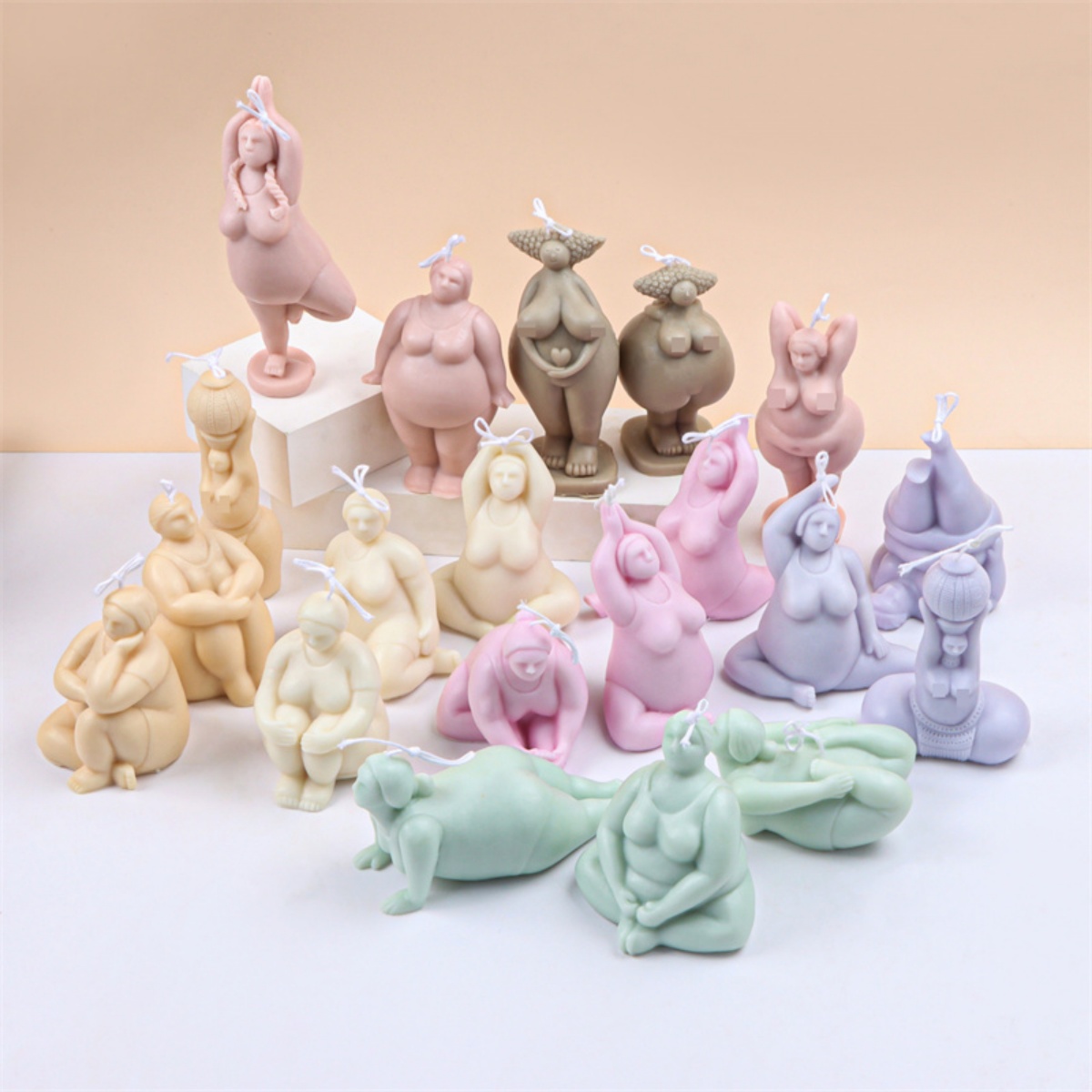 3D Lady Body Candle Mold Yoga  - Soap Making At Home recension och pris