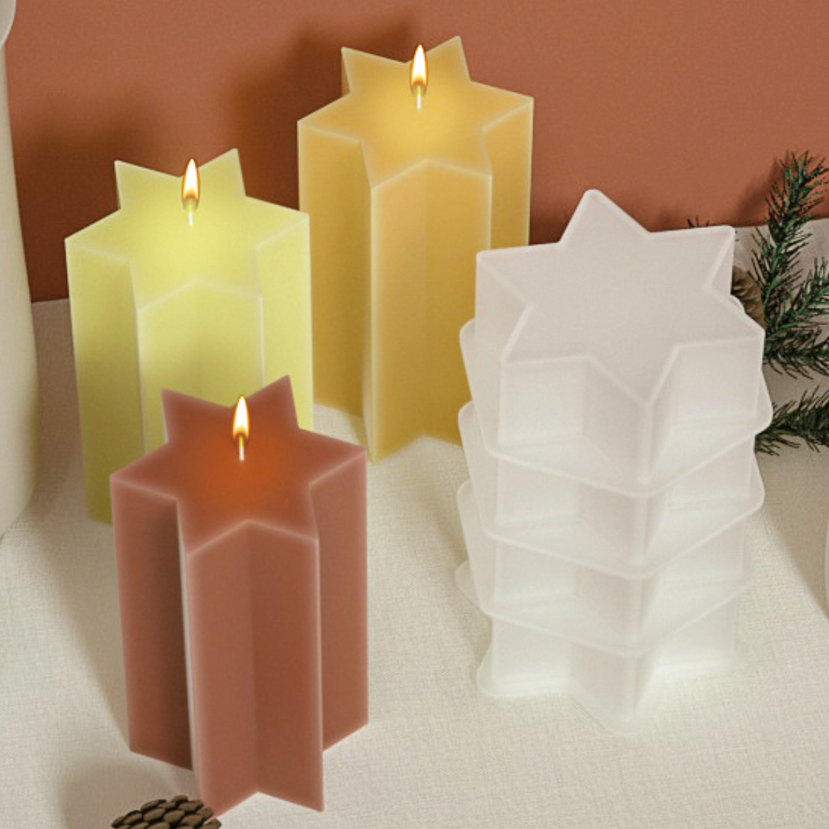 3D Hexagonal Column Silicone C - Soap Making Art recension och pris