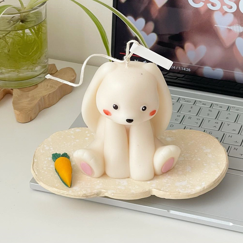 Sitting Rabbit Silicone Candle - Soap Making At Home recension och pris