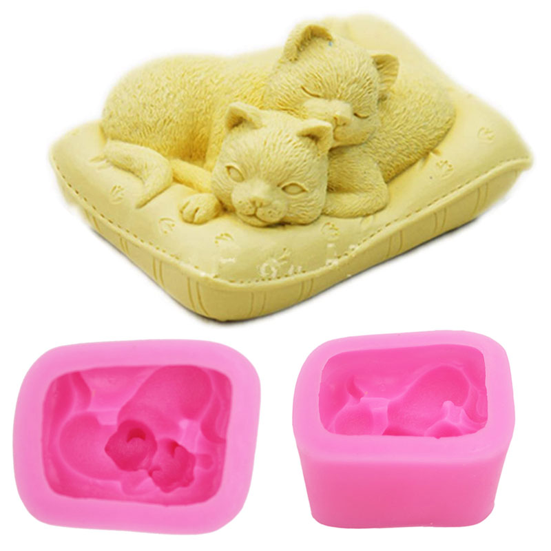 Non-Stick Silicone Cat Mould 3 - Soap Making Art recension och pris