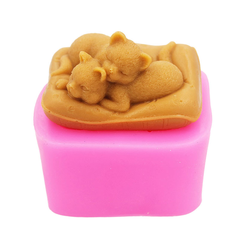 Non-Stick Silicone Cat Mould 3 - Soap Making Art recension och pris