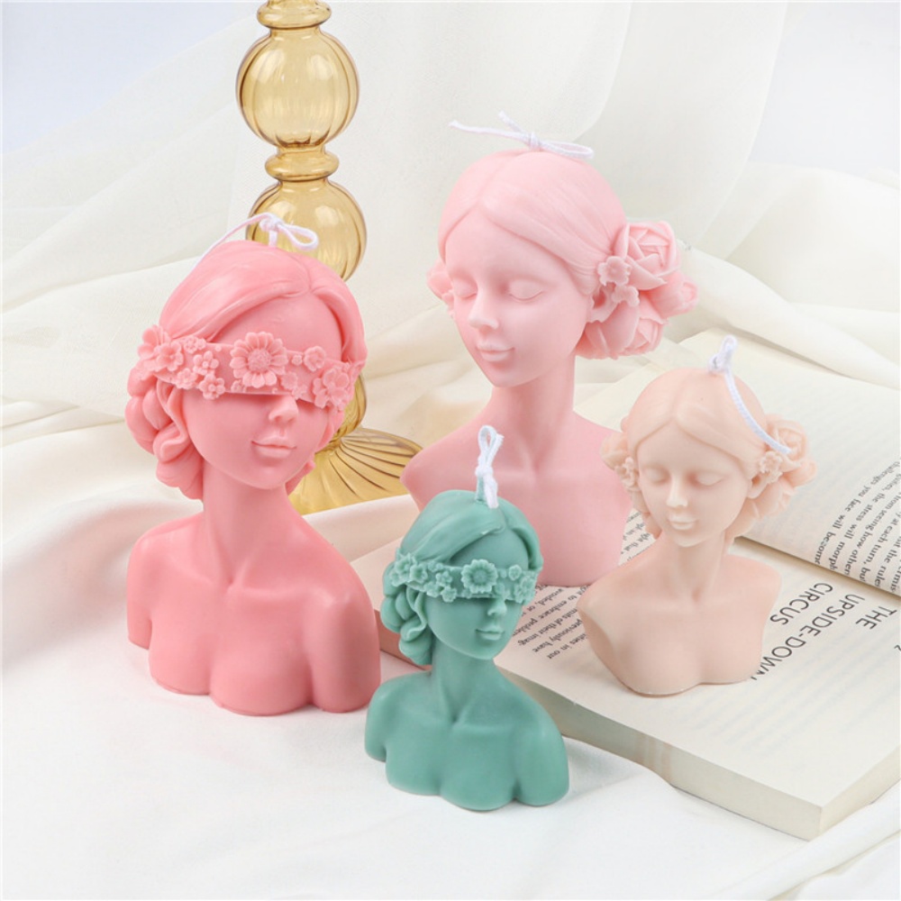 Flower Shape Blindfold Girl Si - Soap Making Art recension och pris