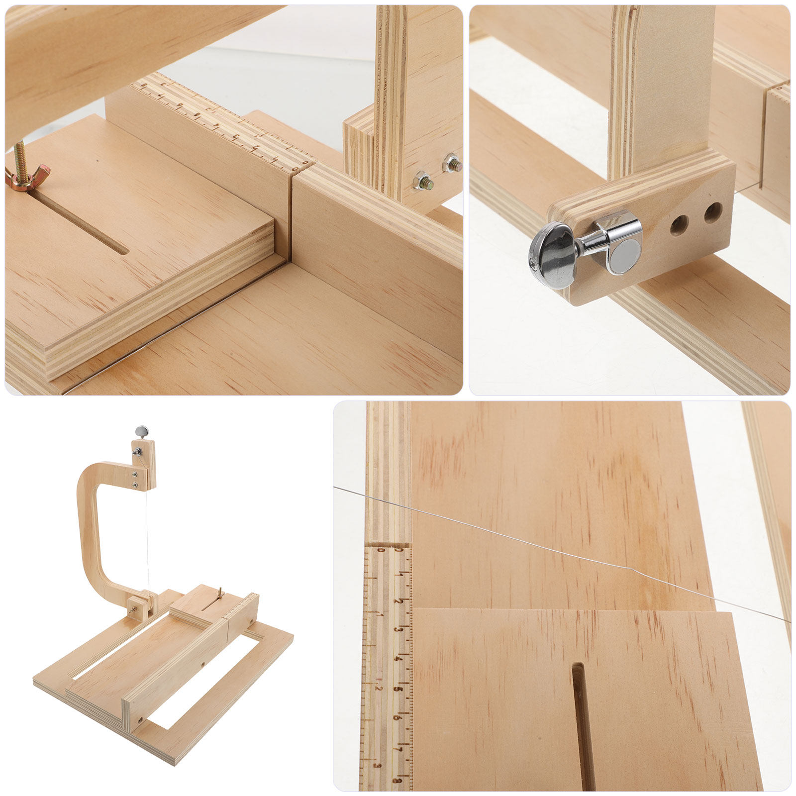 Adjustable Wooden Soap Loaf Cu - Soap Cutter Wire recension och pris