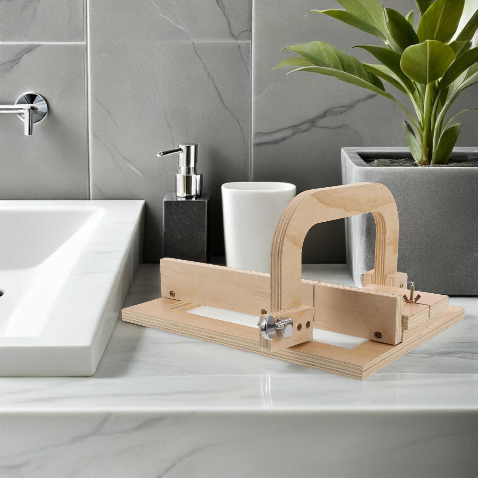 Adjustable Wooden Soap Loaf Cu - Soap Cutter Wire recension och pris