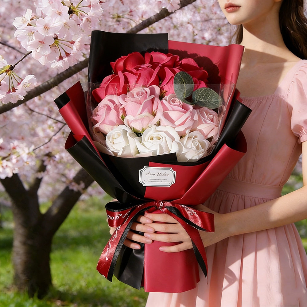 New Rose Artificial Flowers Ha - Soap Making At Home recension och pris
