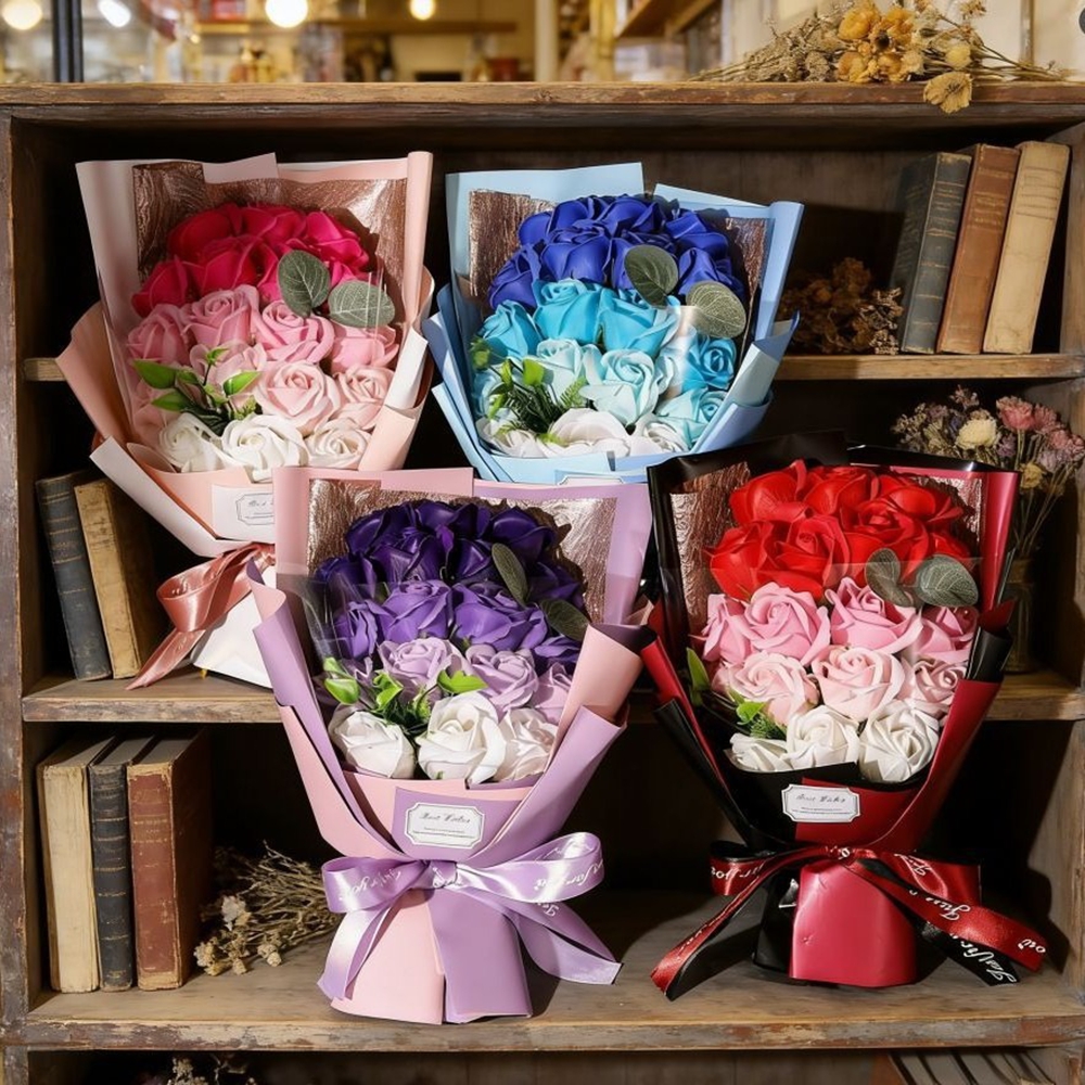 New Rose Artificial Flowers Ha - Soap Making At Home recension och pris