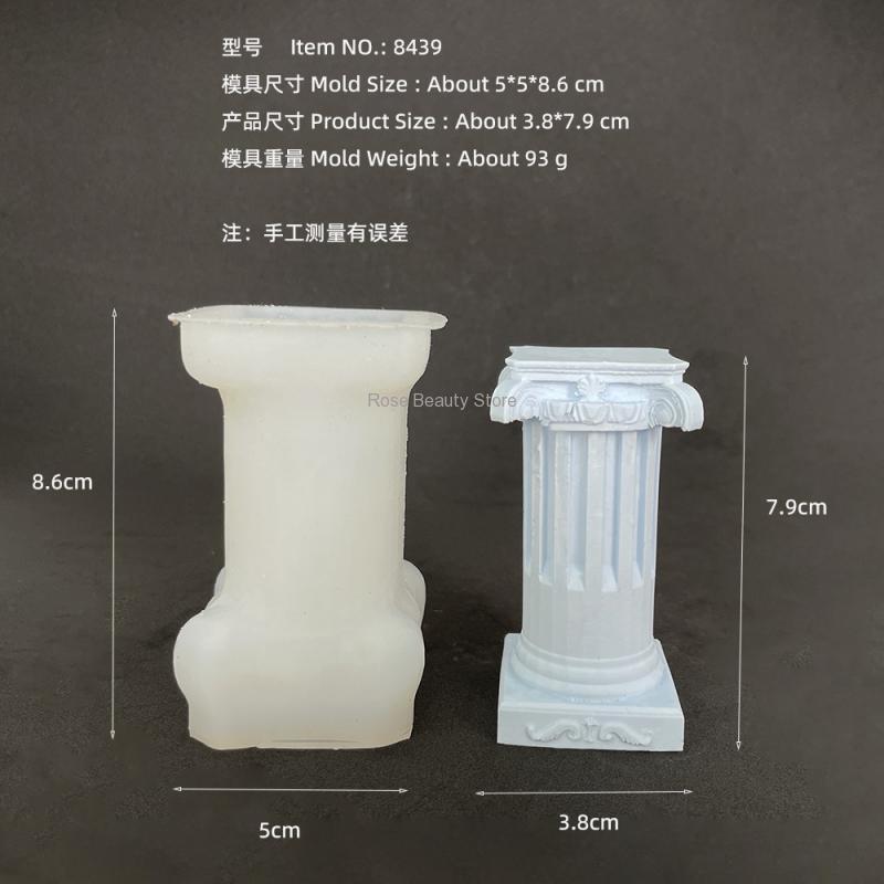 3D Roman Column Candle Silicon - Soap Making At Home recension och pris