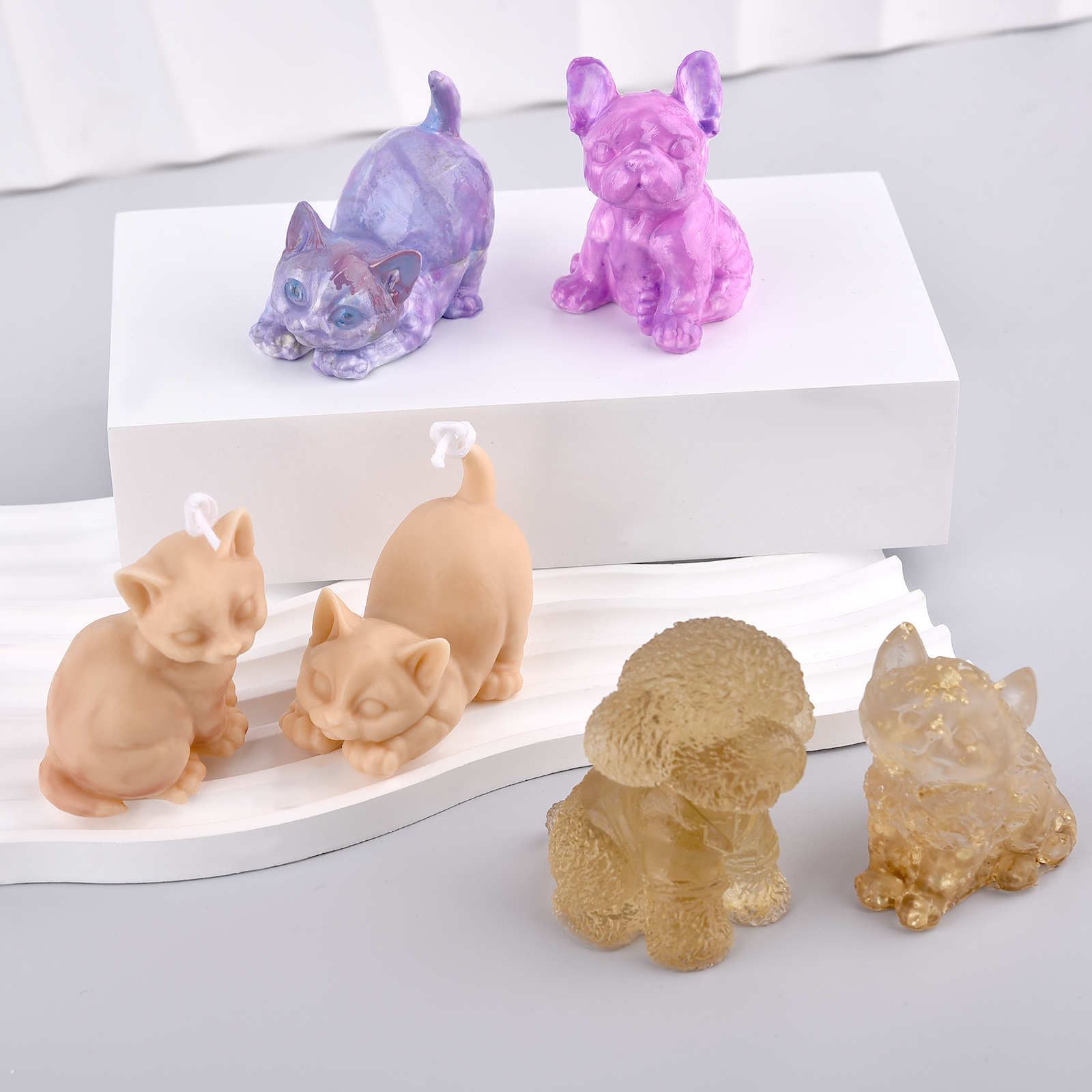3D Dogs Cats Silicone Mold For - Soap Making Diy recension och pris