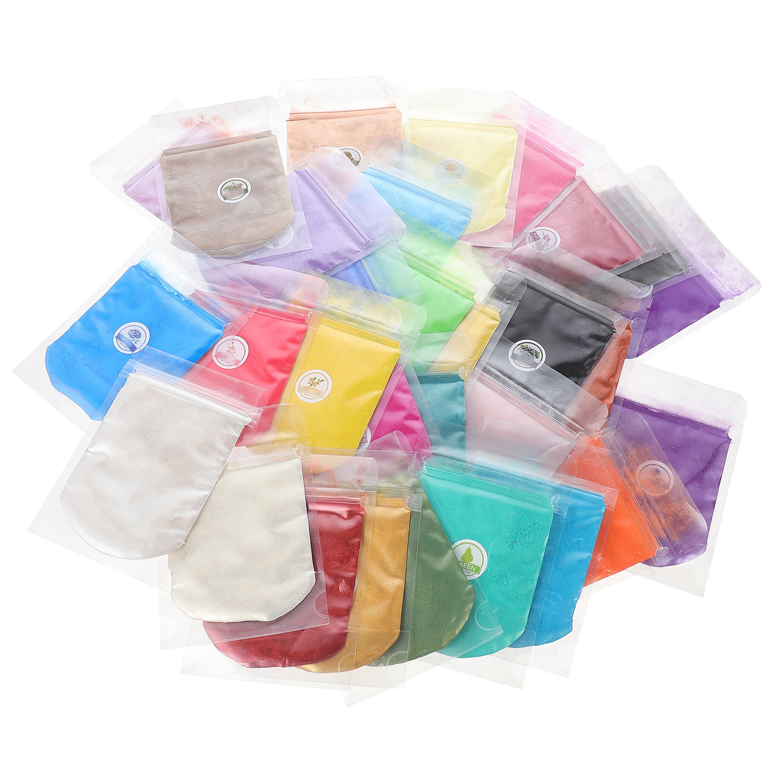 30 Bags Multi-Use Mica Powder  - Soap Making Diy recension och pris