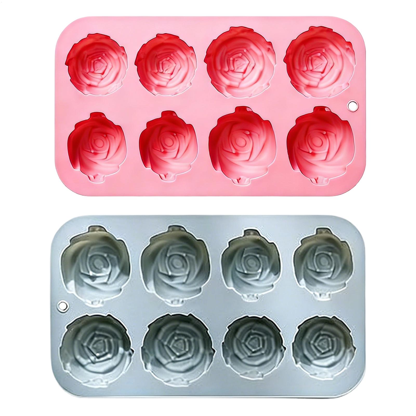 8 Holes Rose Flower Silicone M - Soap Making Diy recension och pris