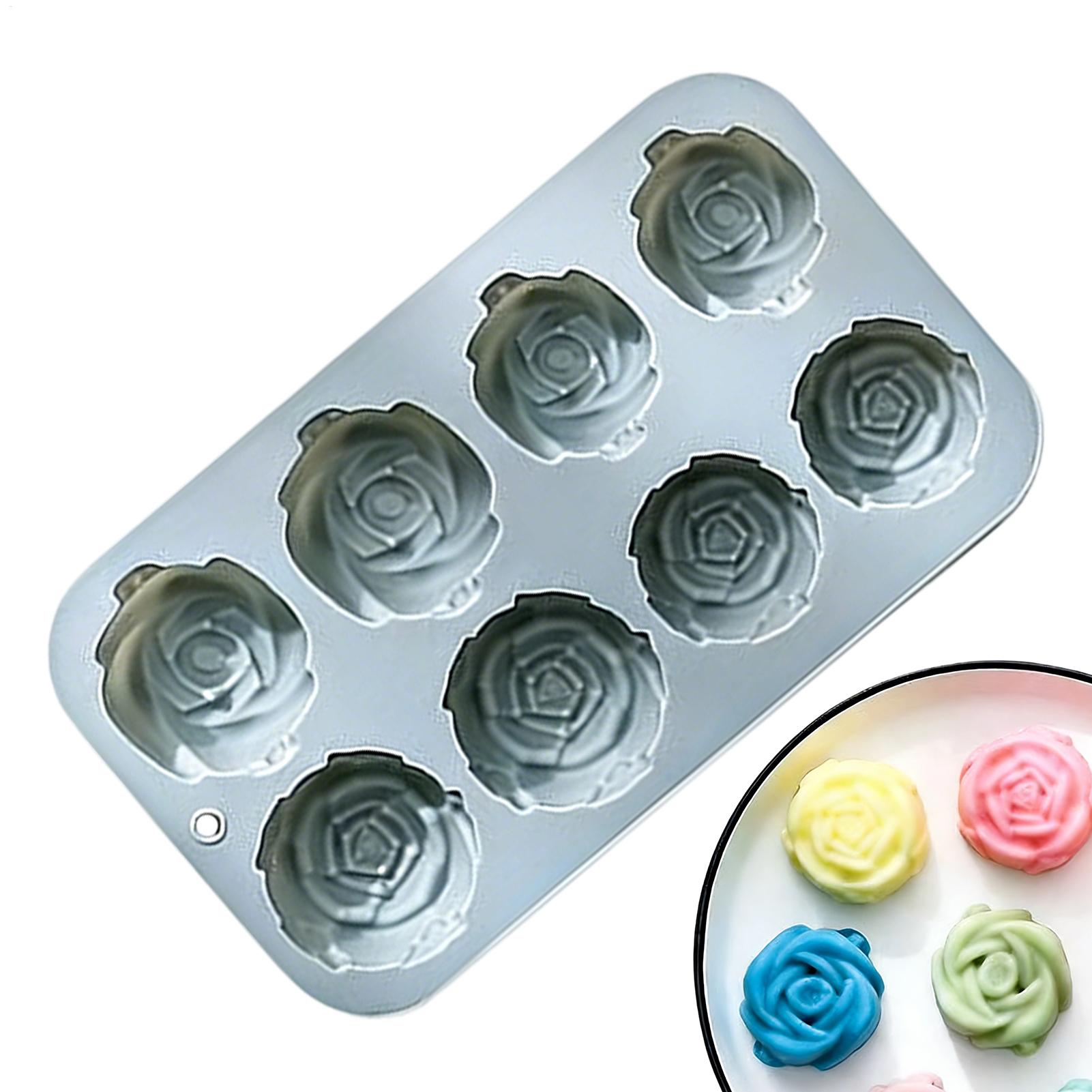 8 Holes Rose Flower Silicone M - Soap Making Diy recension och pris