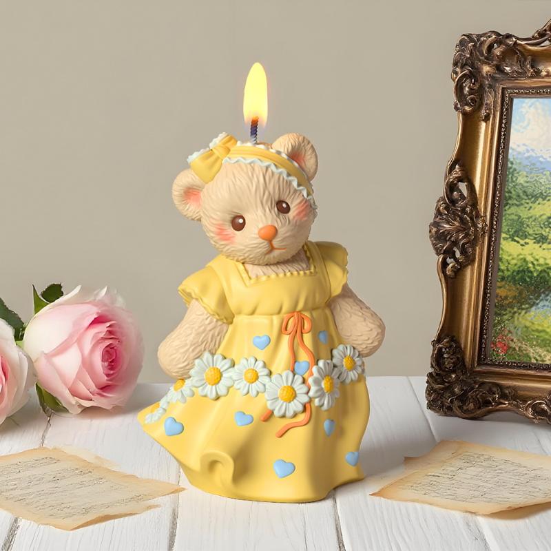 3D Cute Bear Resin Mold For Ca - Soap Making Art recension och pris