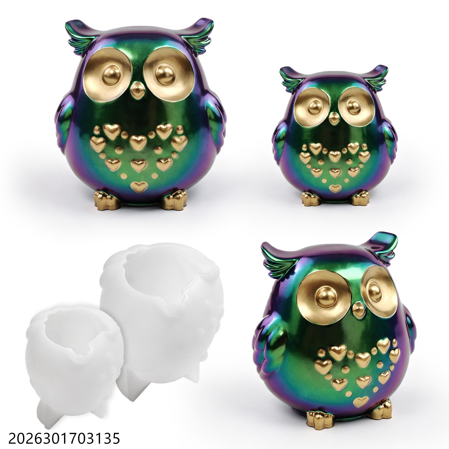 Owl Silicone Mold 3D Bird Shap - Soap Making Diy recension och pris